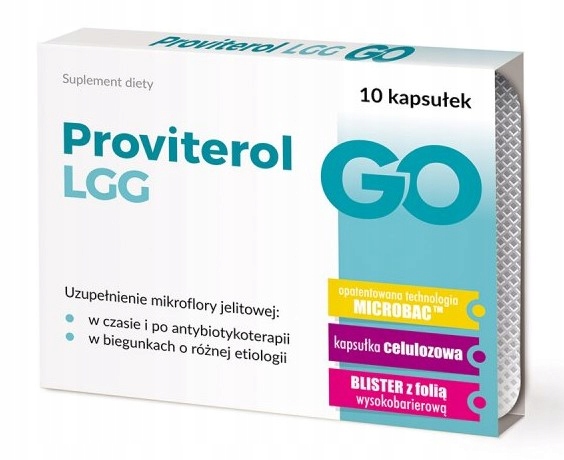 Proviterol LGG GO L. Rhamnosus + Inulina 10 Kapsułek