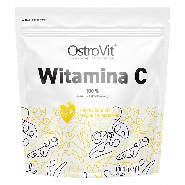 OstroVit Vitamin C W Proszku1000gram Wsparcie Odporności I Antyoksydacji