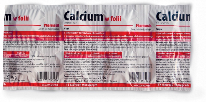 Pharmasis Calcium W Folii 12tabl