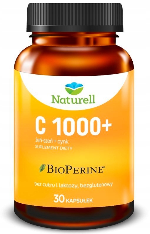 Naturell C 1000+ Witamina C 500mg 30 Kapsułek