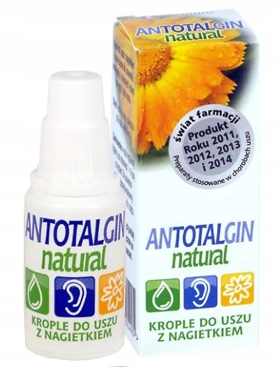 Antotalgin Natural Krople Do Uszu Z Nagietkiem 15ml