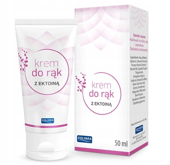 Krem Do Rąk Z Ektoiną Solinea Wsparcie W AZS 50 ml