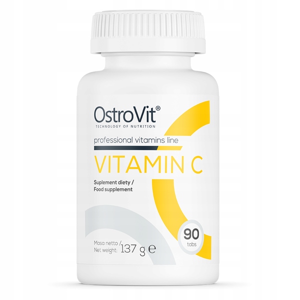 Ostrovit Vitamin C 1000mg Kwas L-Askorbinowy 90 Tabletek