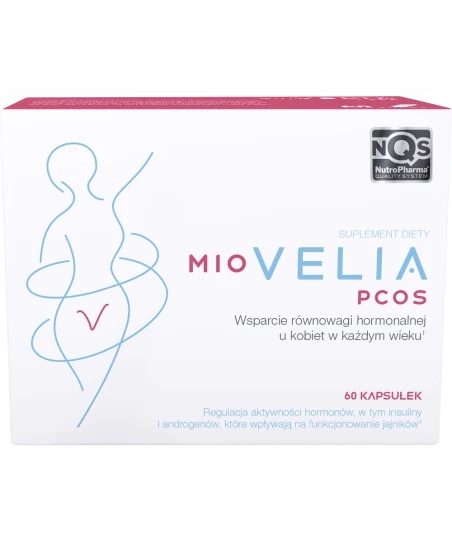 Miovelia PCOS Wsparcie Równowagi Hormonalnej Kobiet 60 kapsułek