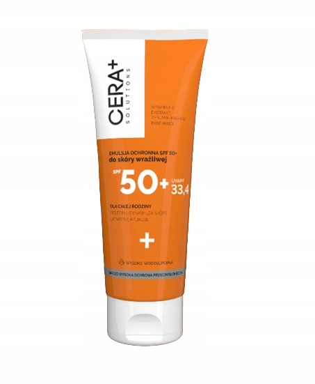 CERA PLUS SOLUTIONS emulsja ochronna SPF 50+ do skóry wrażliwej 200 ml