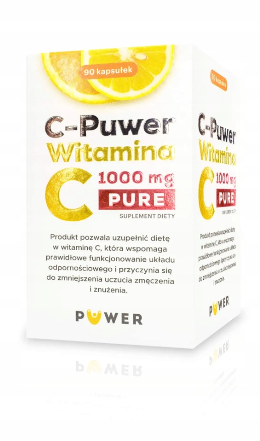 C-Puwer Witamina C PURE 1000mg kaps, 90kap