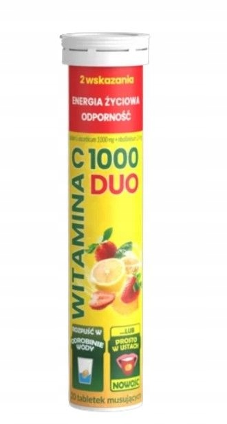 witamina C1000 DUO z Ryboflawiną 20 tabl mus