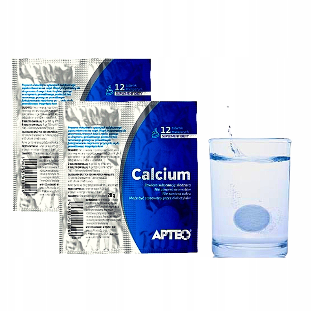 Calcium w folii APTEO tabl.mus.dosp.roztw.