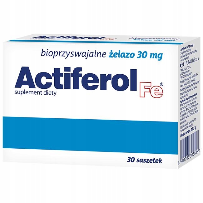 ActiFerol Fe 30 mg saszetki prosz.dorozp.