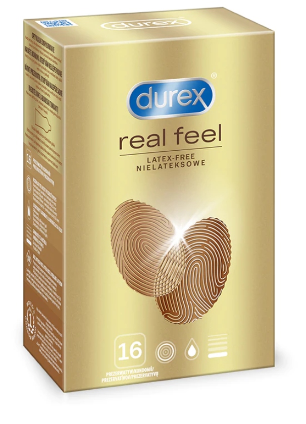 DUREX Real Feel Prezerwatywy Nielateksowe 16 szt.