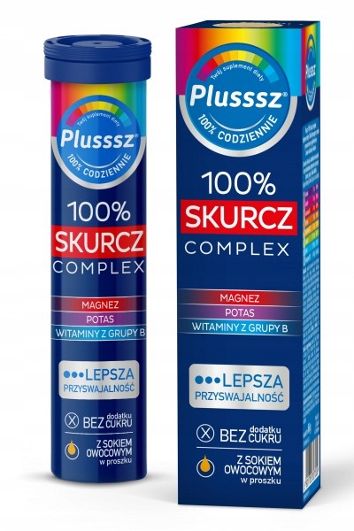 Plusssz 100% Skurcz Complex tabl.mus. 20ta