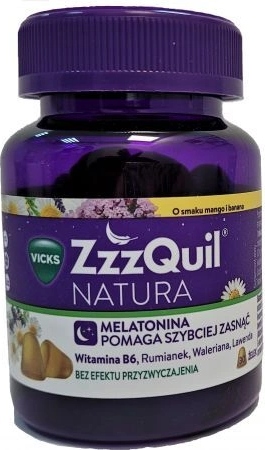 Zzzquil Natura o smaku mango i banana żelk