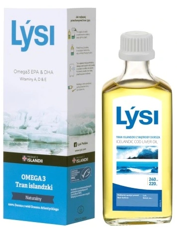 Tran Islandzki Lysi Naturalny
