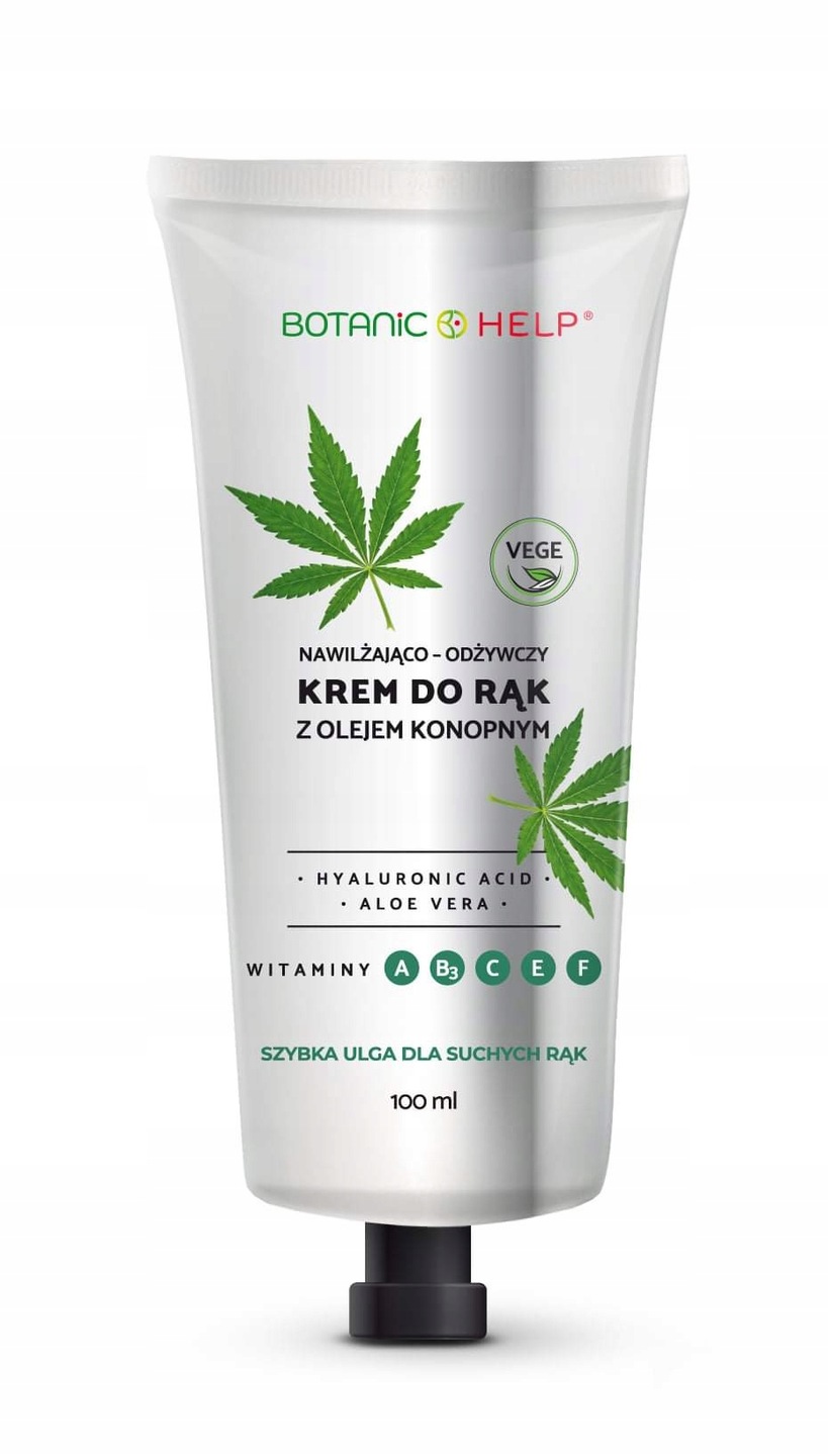 Botanic Help Krem Do Rąk Z Olejem Konopnym 100ml