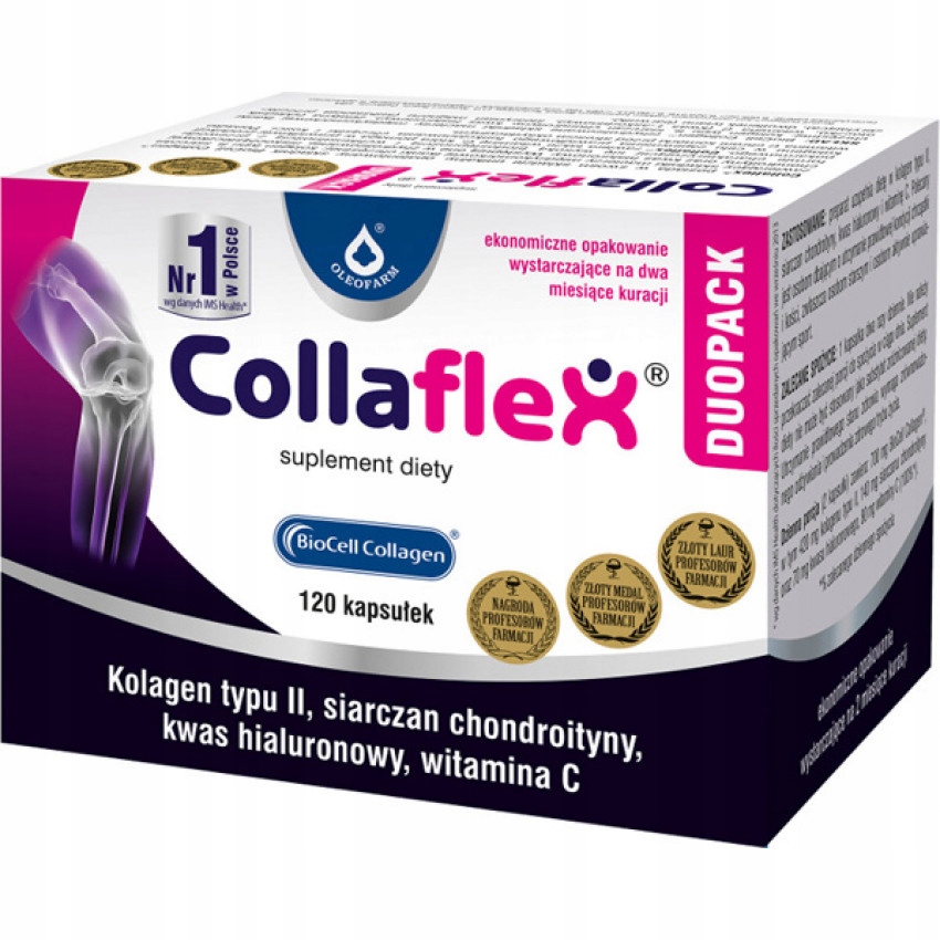 Collaflex Kolagen Chondroityna Zdrowe Stawy 120 k.