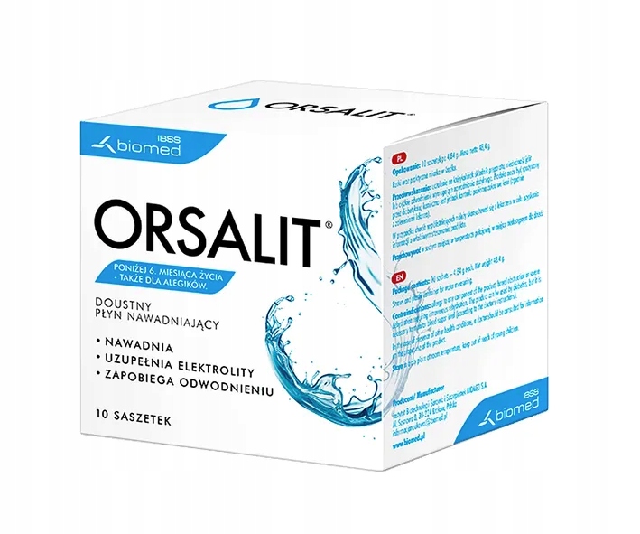 Orsalit Elektrolty O Smaku Neutralnym 10 saszetek