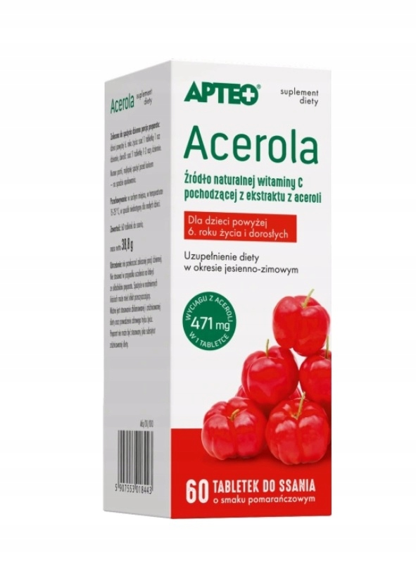 ACEROLA Witamina C Tabletki Do Ssania 60 szt.