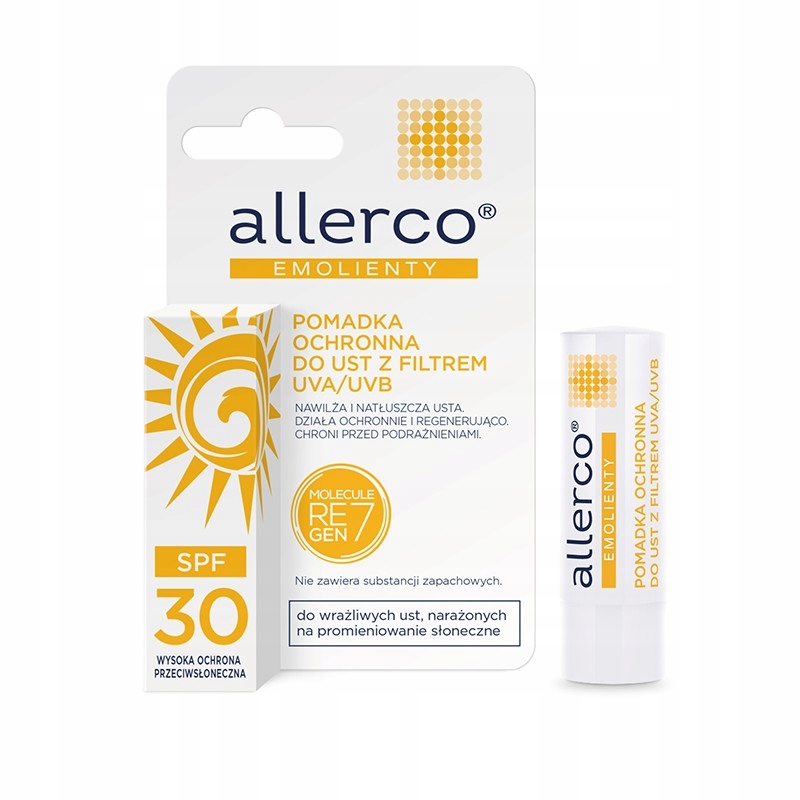 ALLERCO Pomadka ochronna z filtrem UVA/UVB