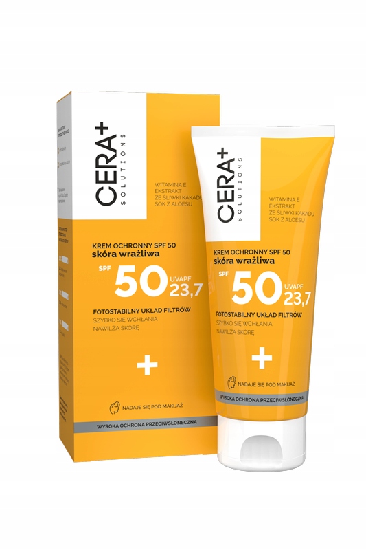 Cera+ SOLUTIONS Krem Ochronny SPF 50 Skóra Wrażliwa