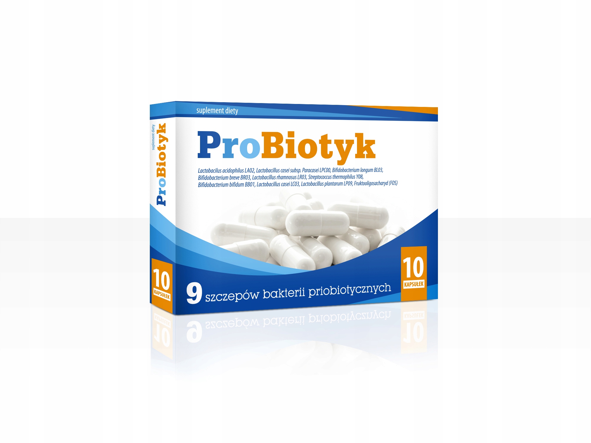 ProBiotyk 9 Szczepów Bakterii Zdrowe Jelita 10kaps