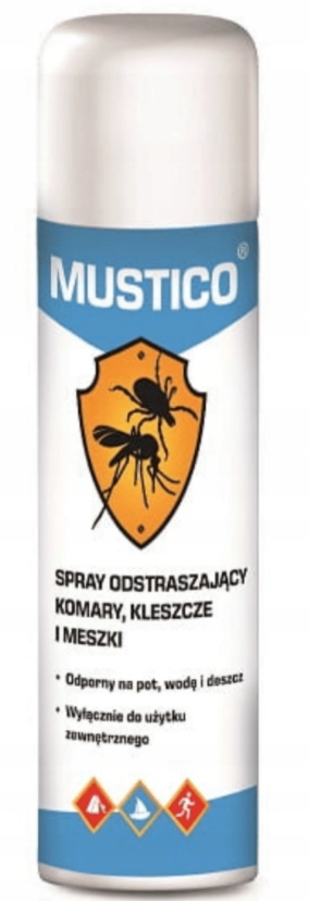 MUSTICO Spray odstraszający komary kleszcz