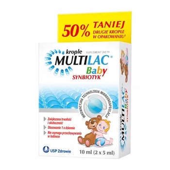 Multilac Baby Synbiotyk Probiotyk Dla Dzieci 2x5ml