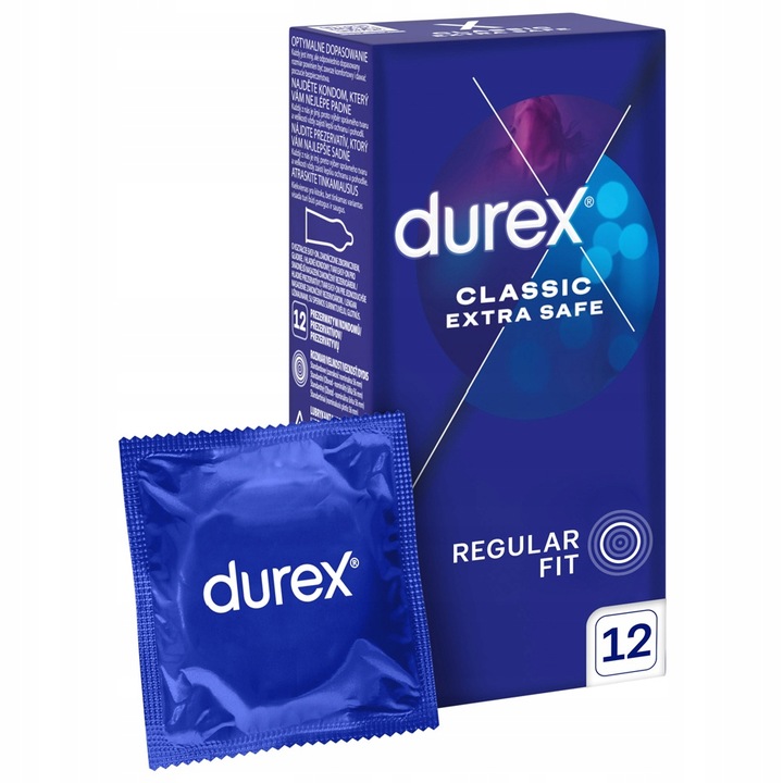 Durex Extra Safe Thicker Prezerwatywy 12 sztuk