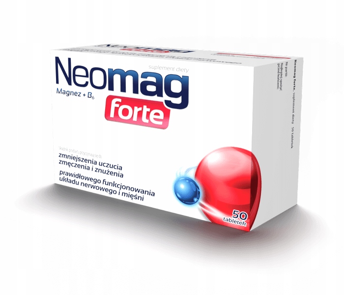 Neomag Forte Magnez + B6  50 Tabletek