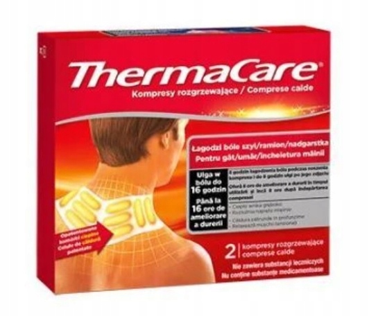 Thermacare Plaster Kompres Żelowy Rozgrzewający Na Szyję 2 Sztuki