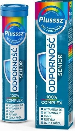 Plusssz Odporność Senior 100% Complex 20 Tabletek Musujących