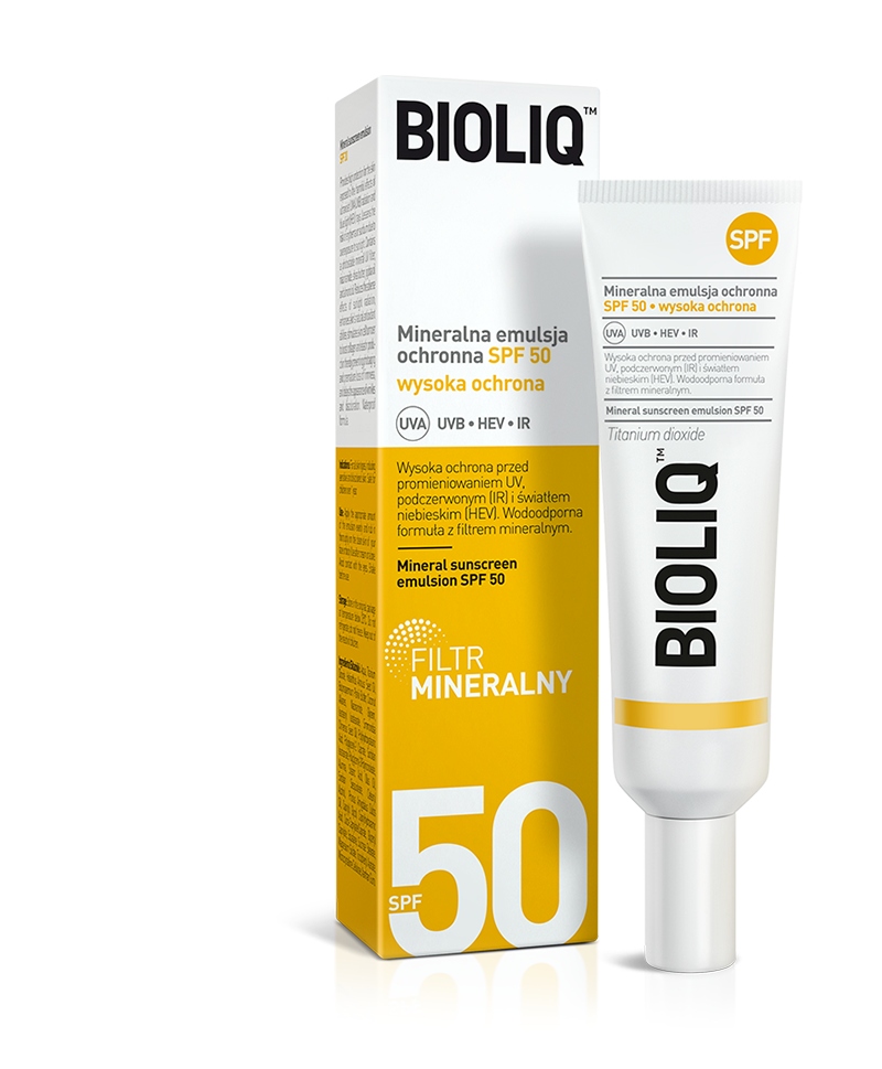 Emulsja Mineralna Filtr SPF50 Opalanie Bioliq 30ml