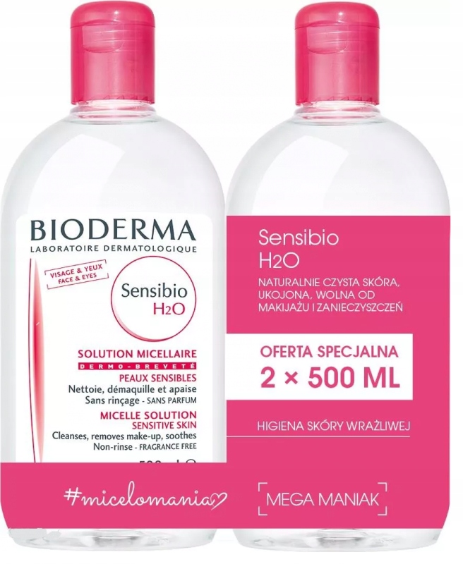 BIODERMA SENSIBIO H2O OFERTA SPECJALNA 1+1