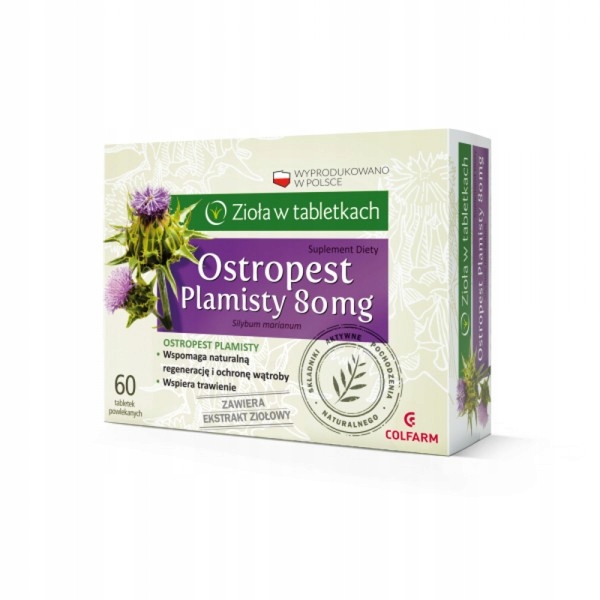 Ostropest Plamisty 80mg tabl.powl. 60tabl.