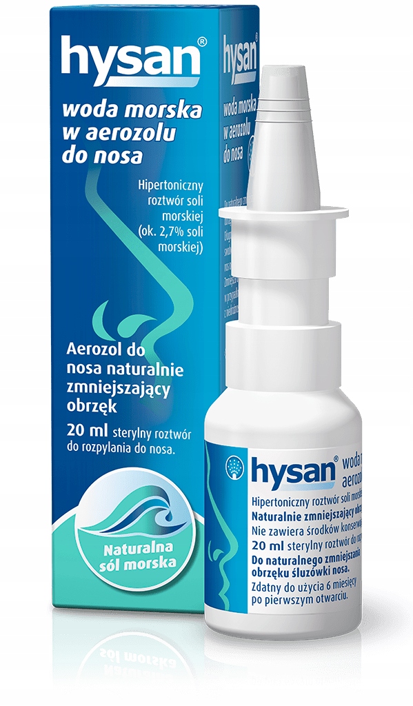 Hysan Woda Morska 20 ml Aerozol Do Nosa