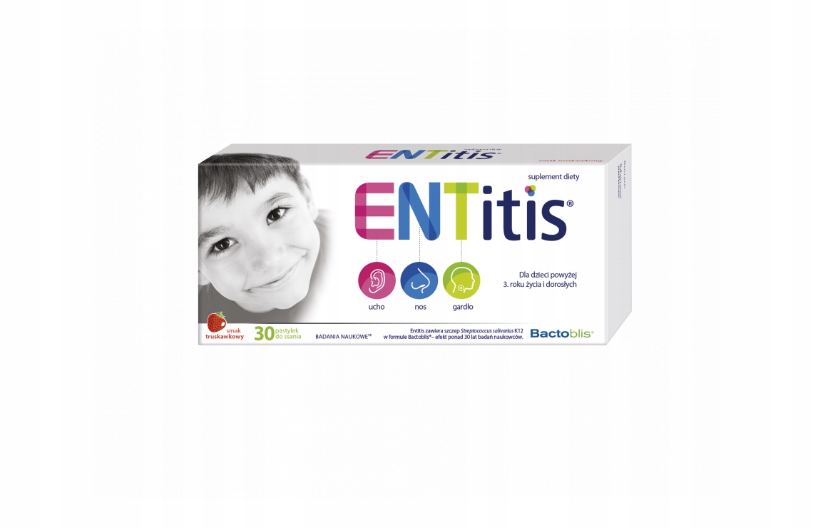 ENTitis Dla Dzieci Ucho Nos Gardło 30 past. truska