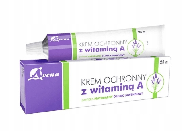 Krem Ochronny z Vit. A I Olejkiem Lawendowym Avena 25g