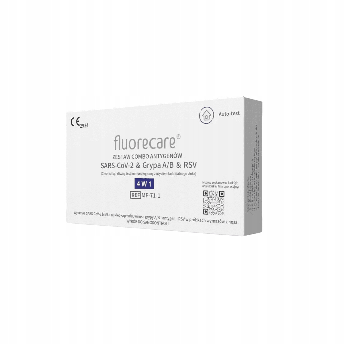 Test FLUORECARE Zestaw combo antygenów 4w1