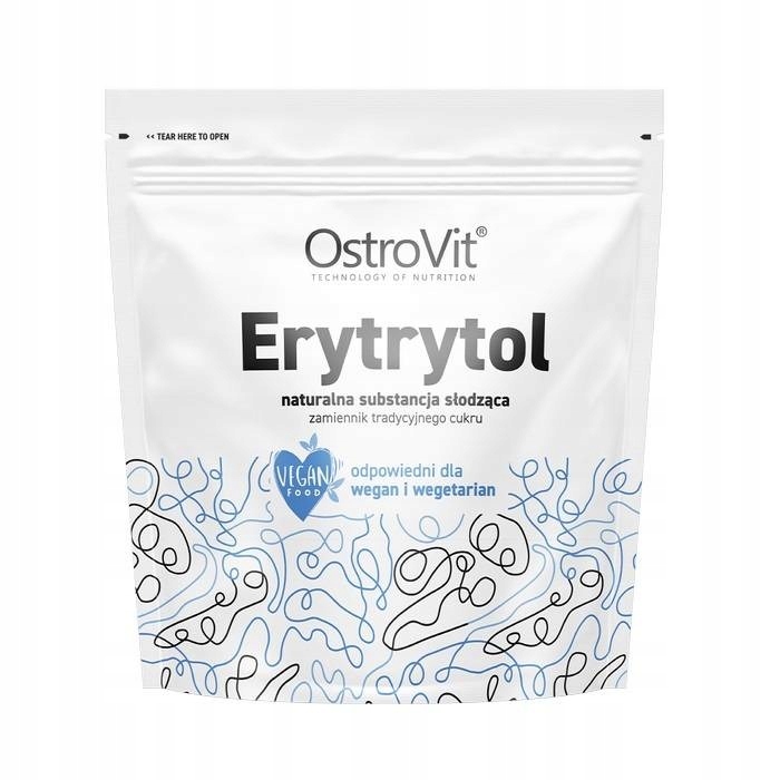 Erytrytol Naturalny Słodzik Zamiennik Cukru 0 Kalorii Ostrovit 1000g