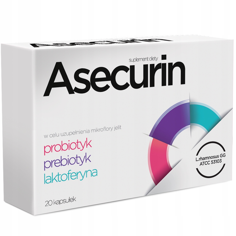 Probiotyk Asecurin 20 Kapsułek
