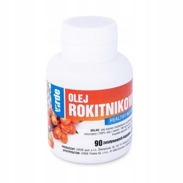 Olej rokitnikowy W Kapsułkach 90 szt Virde