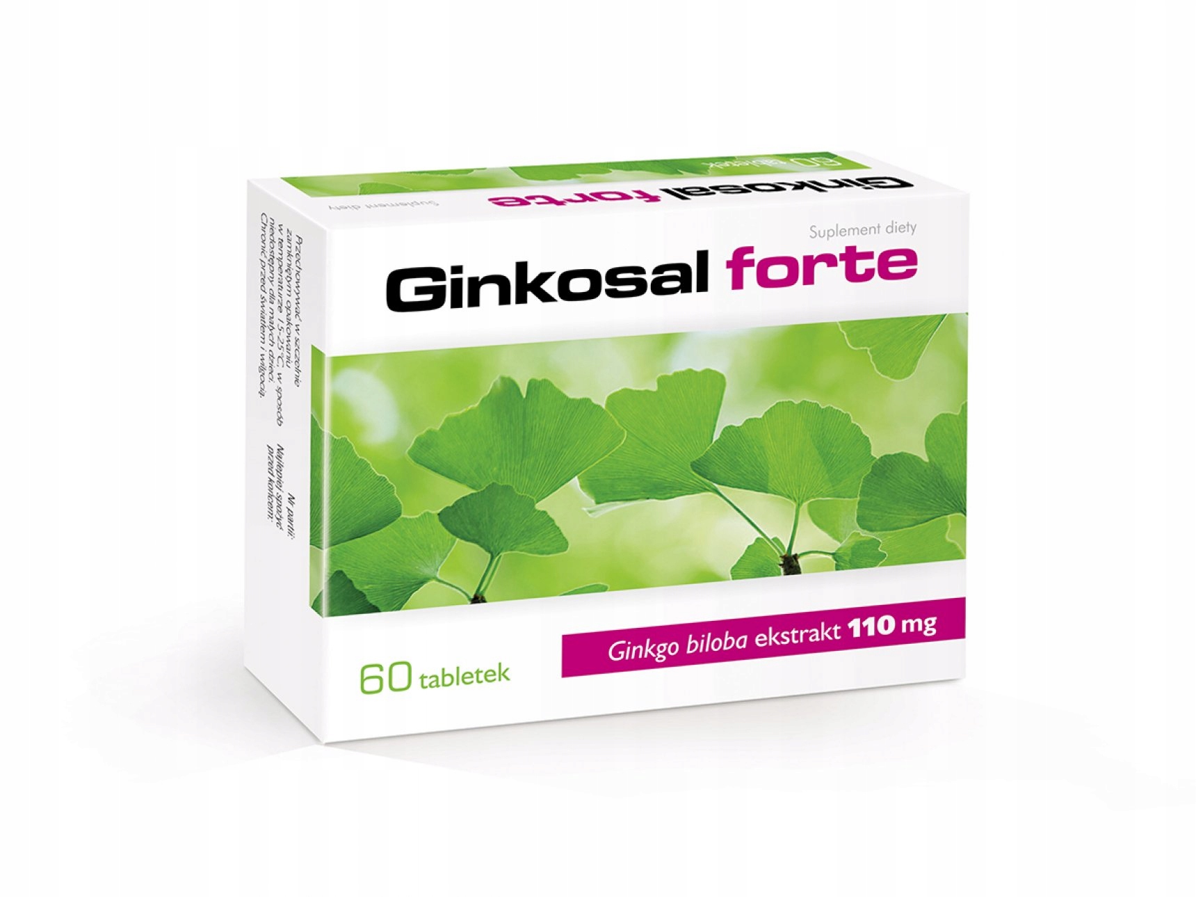 Ginkosal forte. Miłorząb 110 mg na pamięć. 60 tab.