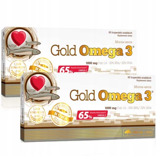 2xOlimp Gold Omega-3. Odporność Krążenie. 60 kaps.
