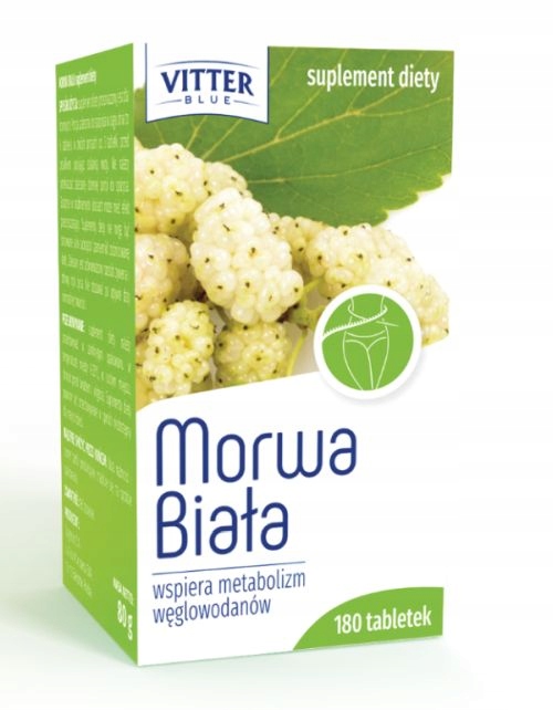 Morwa Biała VITTER BLUE tabl. 180 tabl.