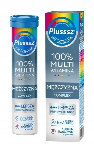 Plusssz 100% Multiwitamina Mężczyzna Compl