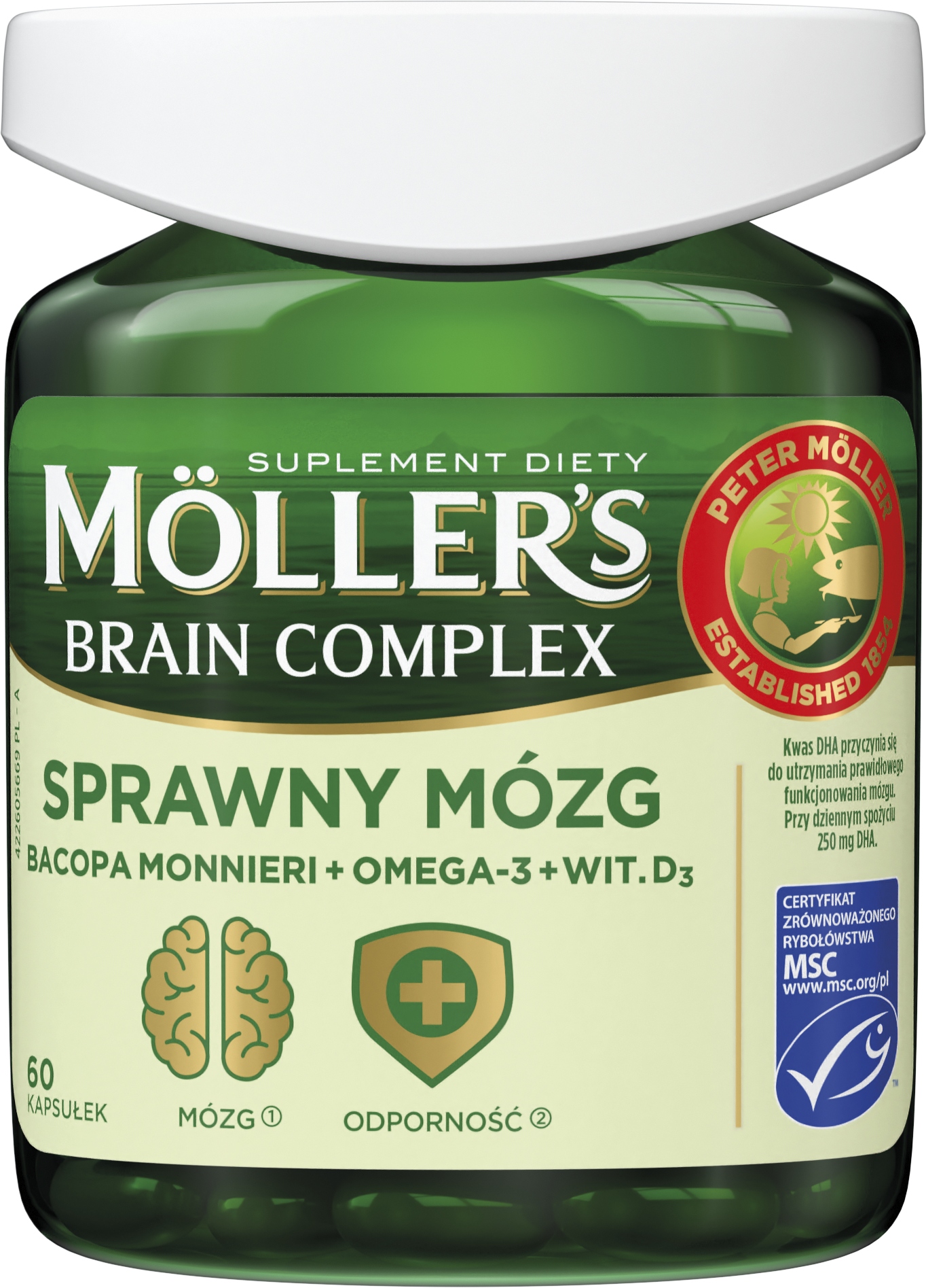 Moller's Brain Complex kaps. 60 kaps.