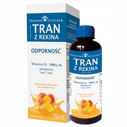 Tran z Rekina smak mango i brzoskwini płyn