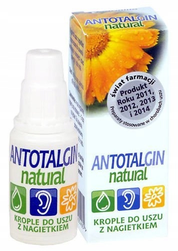 Antotalgin Natural Krople Do Uszu Z Nagietkiem 15ml