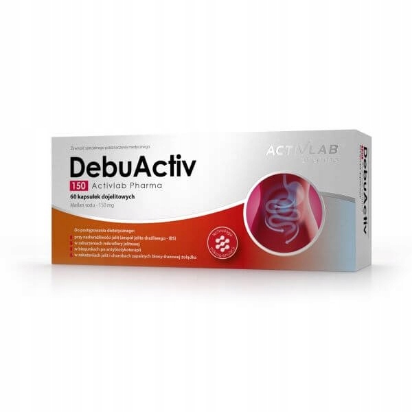 DebuActiv Maślan Sodu 150mg W Zespole Jelita Drażliwego 60 Kapsułek