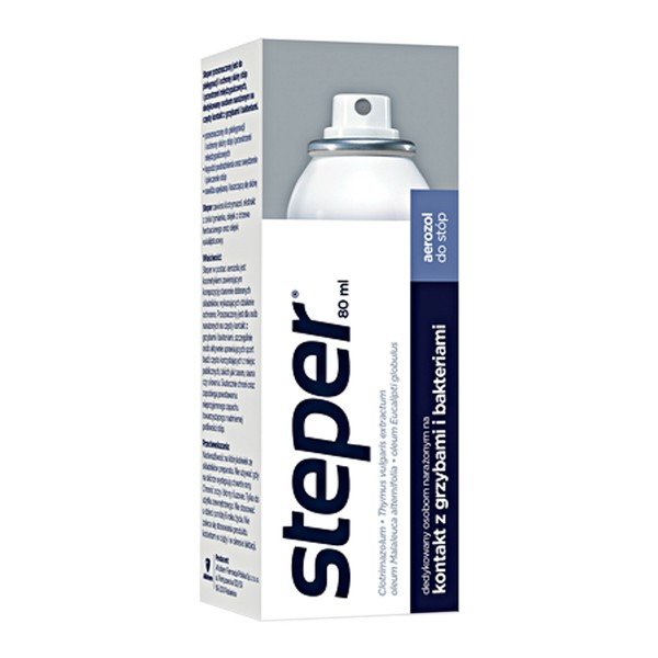 Steper Aerozol Do Stóp Przeciw Grzybicy 80ml