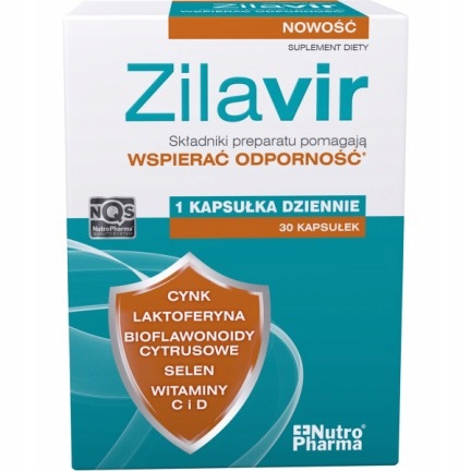 Zilavir Na Odporność Z Cynkiem 30 Kapsułek